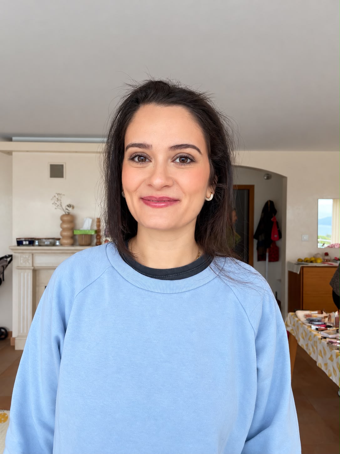 Maquillage naturel et lèvres rosées — Makeup by Ornella, Lausanne